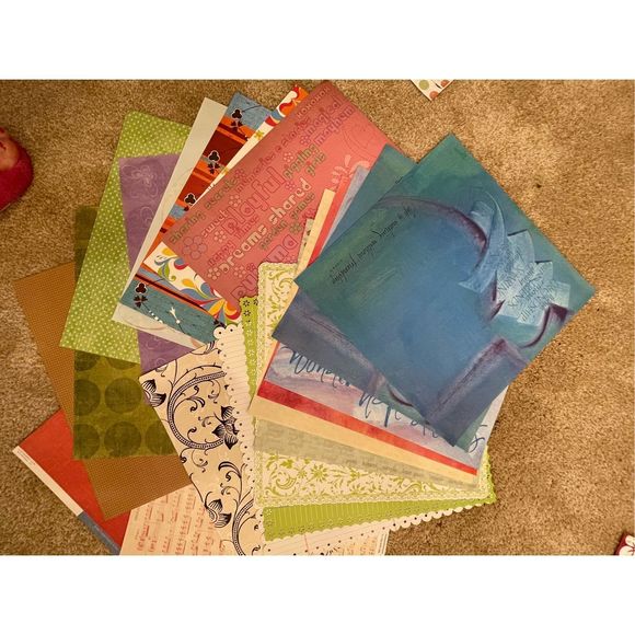 Scrapbook Paper 5 Pounds Various Bundles Crafting Scrapbooking Card Making - Picture 3 of 16